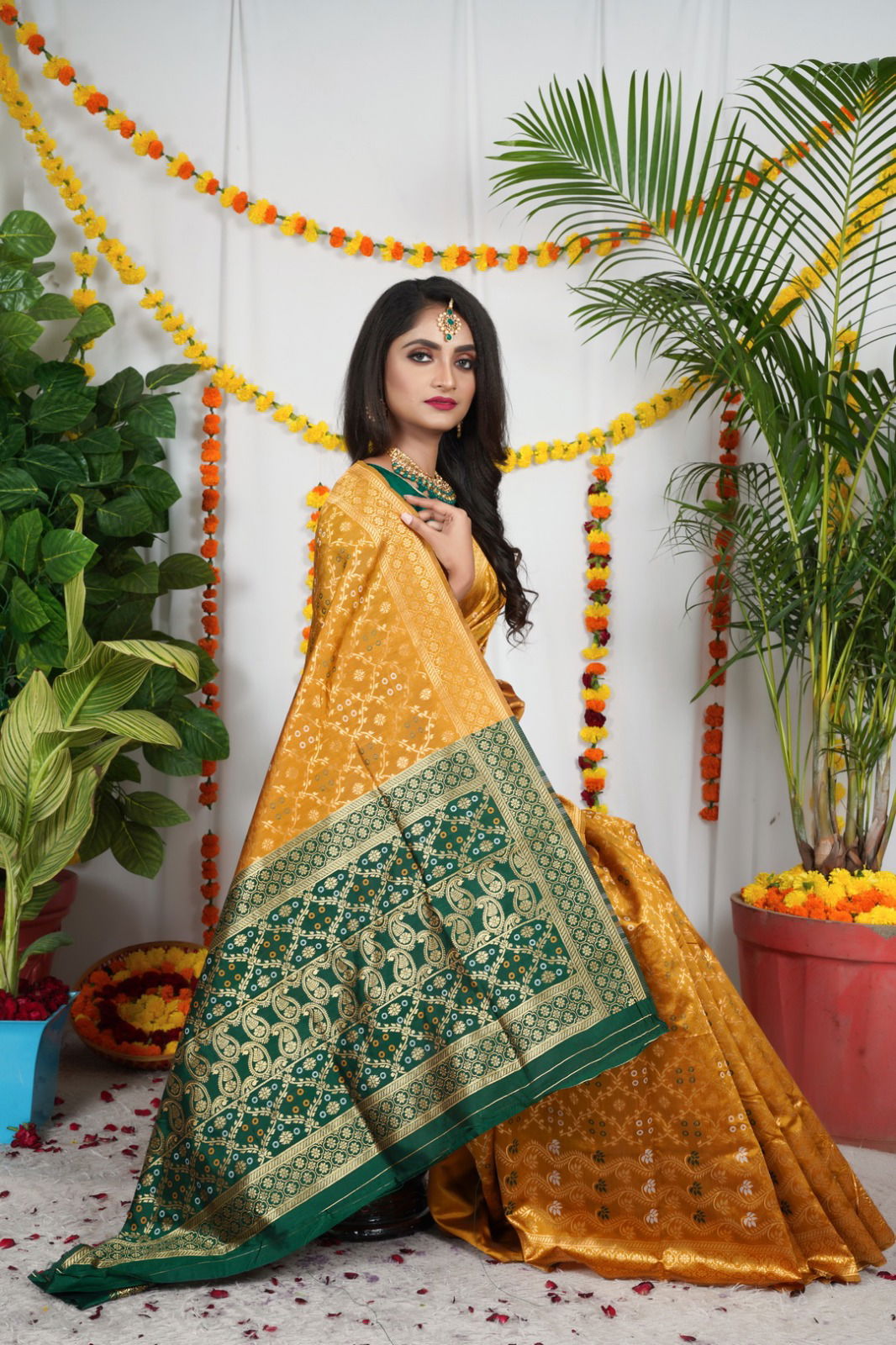  Bandhani  Patola Saree By Dhruvi Designer Pure Lichi Soft Silk Saree Catalog